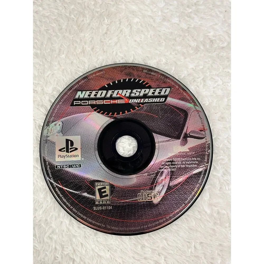 Need For Speed Porsche Unleashed (Sony Playstation 1 2000) PS1 Disc Only TESTED